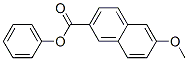 6-Methoxy-2-naphthalenecarboxylic acid phenyl ester Structure,55090-57-8Structure