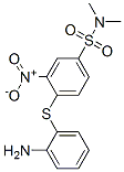 4-((2-Aminophenyl)thio)-N,N-dimethyl-3-nitrobenzenesulfonamide Structure,5510-56-5Structure