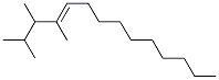 2,3,4-Trimethyl-4-tetradecene Structure,55103-81-6Structure