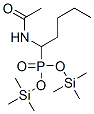 [1-(Acetylamino)pentyl ]phosphonic acid bis(trimethylsilyl) ester Structure,55108-84-4Structure