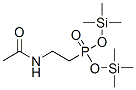 [2-(Acetylamino)ethyl ]phosphonic acid bis(trimethylsilyl) ester Structure,55108-88-8Structure