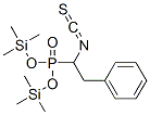 (1-Isothiocyanato-2-phenylethyl)phosphonic acid bis(trimethylsilyl) ester Structure,55108-94-6Structure