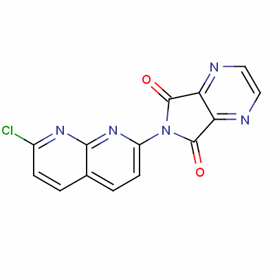 6-(7-Chloro-1,8-naphthyridin-2-yl)-5h-pyrrolo[3,4-b]pyrazine-5,7(6h)-dione Structure,55112-93-1Structure