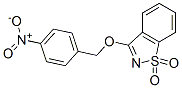 3-[(4-Nitrophenyl)methoxy]-1,2-benzisothiazole 1,1-dioxide Structure,55124-69-1Structure