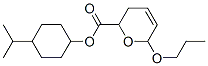 3,6-Dihydro-6-propoxy-2h-pyran-2-carboxylic acid 4-(1-methylethyl)cyclohexyl ester Structure,55124-82-8Structure