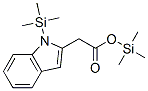 1-(Trimethylsilyl)-1h-indole-2-acetic acid trimethylsilyl ester Structure,55125-13-8Structure