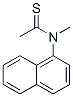 Ethanethioamide,n-methyl-n-1-naphthalenyl- Structure,55145-23-8Structure