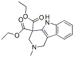 1,2,3,5-Tetrahydro-2-methyl-4h-pyrido[4,3-b]indole-4,4-dicarboxylic acid diethyl ester Structure,55145-61-4Structure