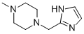 2-[(4-Methyl-1-piperazinyl)methyl ]imidazole Structure,55159-26-7Structure