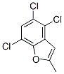 4,5,7-Trichloro-2-methylbenzofuran Structure,55162-33-9Structure