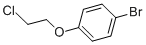 4-Bromophenyl 2-chloroethyl ether Structure,55162-34-0Structure