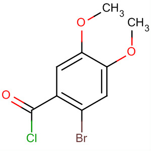 2-Bromo-4,5-dimethoxybenzoyl chloride Structure,55171-61-4Structure