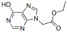 Ethyl (6-hydroxy-9h-purin-9-yl)acetate Structure,55175-33-2Structure