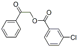 3-Chlorobenzoic acid phenacyl ester Structure,55184-84-4Structure