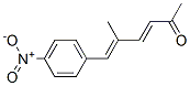 5-Methyl-6-(p-nitrophenyl)-3,5-hexadiene-2-one Structure,55191-23-6Structure