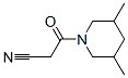 Piperidine,1-(cyanoacetyl)-3,5-dimethyl-(9ci) Structure,551910-72-6Structure