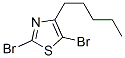 Thiazole, 2,5-dibromo-4-pentyl- (9ci) Structure,551939-31-2Structure