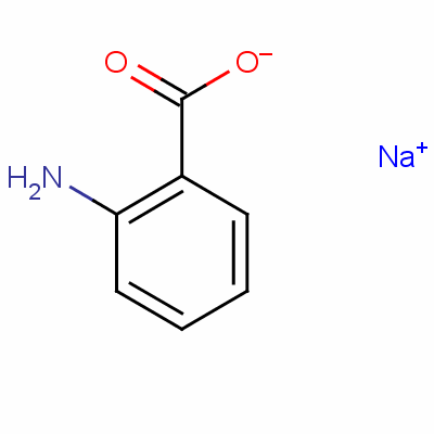 鄰氨基苯甲酸鈉結構式_552-37-4結構式