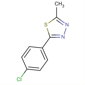 1,3,4-Thiadiazole, 2-(4-chlorophenyl)-5-methyl- Structure,55210-95-2Structure