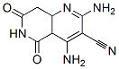 1,6-Naphthyridine-3-carbonitrile,2,4-diamino-4a,5,6,7,8,8a-hexahydro-5,7-dioxo-(9ci) Structure,552285-98-0Structure