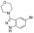 5-Bromo-3-(4-morpholinyl)-1h-indazole Structure,552331-28-9Structure