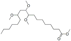 9,10,12-Trimethoxyoctadecanoic acid methyl ester Structure,55255-75-9Structure