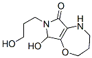 2,3,4,5,7,8-Hexahydro-8-hydroxy-7-(3-hydroxypropyl)-6h-pyrrolo[3,4-b][1,4]oxazepin-6-one Structure,55256-06-9Structure