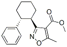 4-Isoxazolecarboxylicacid,5-methyl-3-(2-phenylcyclohexyl)-,methylester,trans-(9ci) Structure,55278-56-3Structure