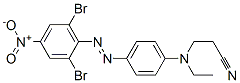 3-[[4-[(2,6-Dibromo-4-nitrophenyl)azo]phenyl]ethylamino]propiononitrile Structure,55281-26-0Structure