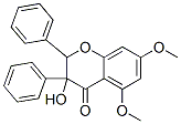 2,3-Dihydro-3-hydroxy-5,7-dimethoxy-2,3-diphenyl-4h-1-benzopyran-4-one Structure,55282-36-5Structure