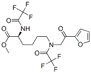 N6-[2-(2-furanyl)-2-oxoethyl ]-n2,n6-bis(trifluoroacetyl)-l-lysine methyl ester Structure,55282-73-0Structure