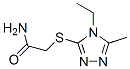 Acetamide,2-[(4-ethyl-5-methyl-4h-1,2,4-triazol-3-yl)thio]-(9ci) Structure,552820-39-0Structure