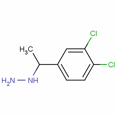 [1-(3,4-Dichlorophenyl)ethyl ]hydrazine Structure,55294-31-0Structure