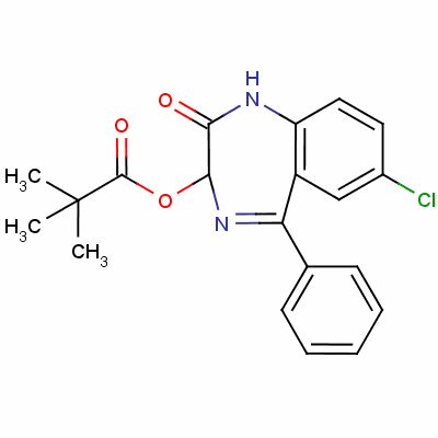 Pivoxazepam Structure,55299-10-0Structure