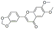 2-(1,3-Benzodioxol-5-yl)-6,7-dimethoxy-4h-1-benzopyran-4-one Structure,55303-89-4Structure