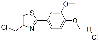 4-(Chloromethyl)-2-(3,4-dimethoxyphenyl)-1,3-thiazole hydrochloride Structure,55315-32-7Structure