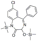 2H-1,4-benzodiazepin-2-one,7-chloro-1,3-dihydro-5-phenyl-1-(trimethyl silyl)-3-[(trimethylsilyl)oxy]- Structure,55319-93-2Structure