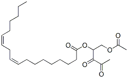 (9Z,12z)-9,12-octadecadienoic acid 2-acetyloxy-1-(acetyloxymethyl)ethyl ester Structure,55320-03-1Structure