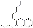 2-Butyl-3-hexyl-1,2,3,4-tetrahydronaphthalene Structure,55320-12-2Structure