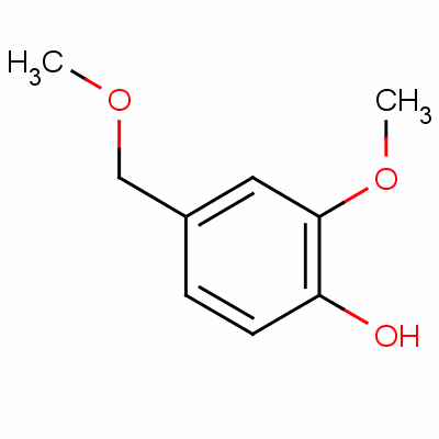 Phenol, 2-methoxy-4-(methoxymethyl)- Structure,5533-03-9Structure