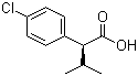 S-2-(4-氯苯基)-3-甲基丁酸結構式_55332-38-2結構式