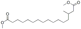 3-Methylhexadecanedioic acid dimethyl ester Structure,55334-52-6Structure