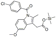 1-(4-Chlorobenzoyl)-5-methoxy-2-methyl-1h-indole-3-acetic acid trimethylsilyl ester Structure,55334-98-0Structure