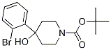 Tert-butyl 4-(2-bromophenyl)-4-hydroxypiperidine-1-carboxylate Structure,553631-01-9Structure