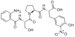 Abz-ser-pro-3-nitro-tyr-oh Structure,553644-01-2Structure