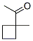 Ethanone,1-(1-methylcyclobutyl)-(9ci) Structure,55368-89-3Structure