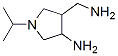 3-Pyrrolidinemethanamine,4-amino-1-(1-methylethyl)- Structure,55372-52-6Structure