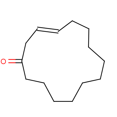 (3E)-環(huán)十四碳-3-烯-1-酮結(jié)構(gòu)式_55395-13-6結(jié)構(gòu)式