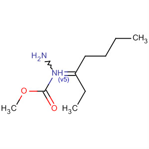 2-(1-Ethylpentylidene)hydrazine-1-carboxylic acid methyl ester Structure,55401-88-2Structure