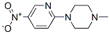 1-Methyl-4-(5-nitro-2-pyridinyl)Piperazine Structure,55403-34-4Structure